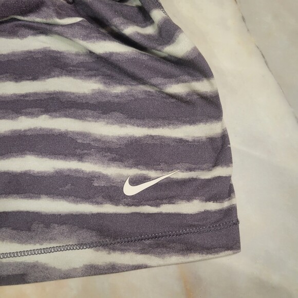 Nike Dry Fit zebra gray white print racerback tank top size large - Picture 4 of 6